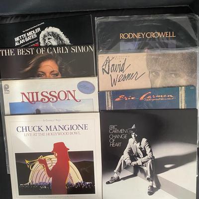 Mixture Of 1970’s-1980’s Vinyl Featuring Carly Simon, Bette Milder & More