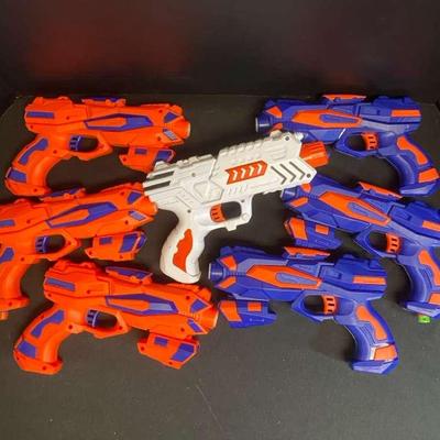 Nerf Guns With Two Nerf Bullets