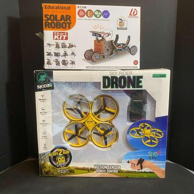 Sky Rider Drone & Educational 12-In-1 Kit Solar Robot