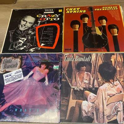 Linda Ronstadt, Chet Atkins & Crazy Otto Albums