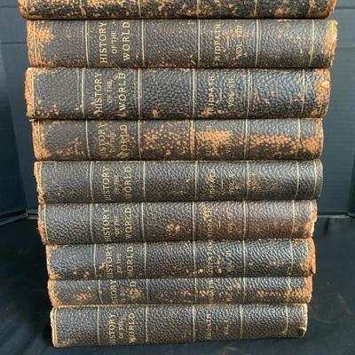 Antique History Of The World Books By John Ridpath Volume I-IX