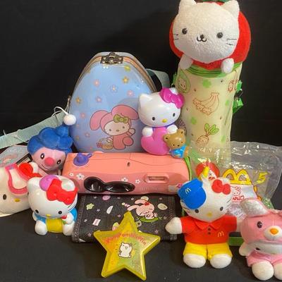 Sanrio Hello Kitty Metal Tin, Camera & Small Collectibles