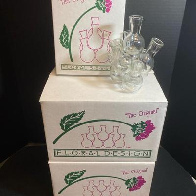The Original Floral Design Vase & Floral Seven (2 Each) Centerpieces