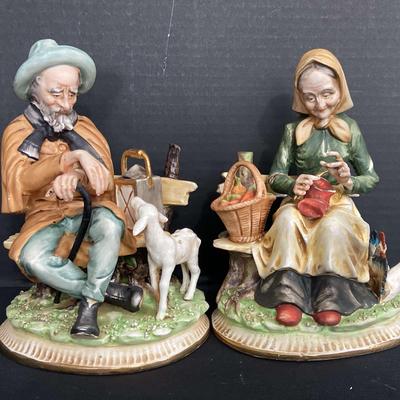 Vintage Vogue Japan Porcelain Ceramics Set Of Two 