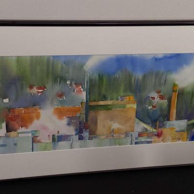 R.L. Stocke Abstract Watercolor