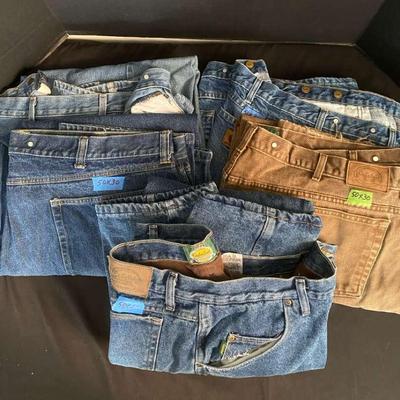 Cabella’s, Carhartt, Faded Glory Jeans & Brown Jeans 50X30