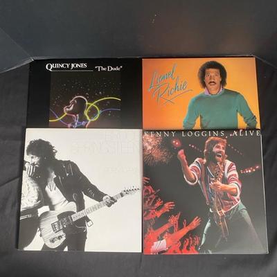 Springsteen, Lionel Ritchie, Kenny Loggins & Quincy Jones Vinyl Collection