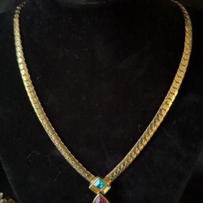 Lot 545: Gold Like Costume Jewelry