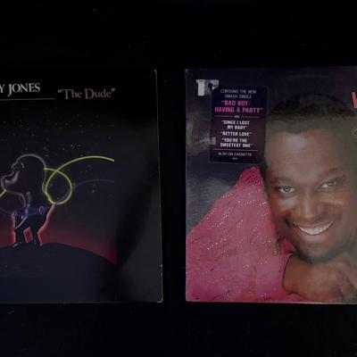 Lot 418: Lot of 2 Vintage Vinyl Records – Marvin Gaye Midnight Love & Rick James 12” Motown Single