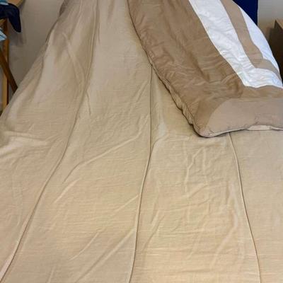 Lot 127:  Twin Bed Frame, Mattress, Box Spring
