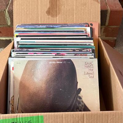 Lot 405: Vintage Vinyl Record Lot – Isaac Hayes, Kat Mandu, Stephanie Mills, Disco & More