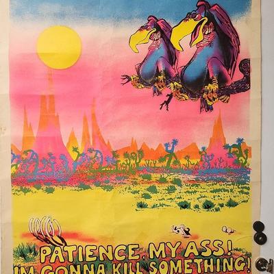 1970s Blacklight Poster Designed by Art Bevacqua