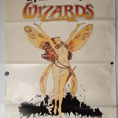 "Wizards" 1977 Movie Poster National Screen Service Corp Litho #1