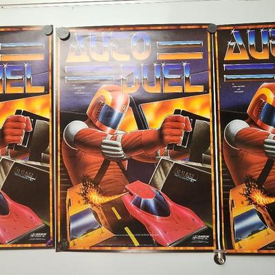 Computer Game AutoDuel Posters c. 1980s
