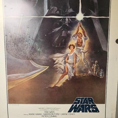 Star Wars: Episode IV - A New Hope,1977  "Style A" poster. 