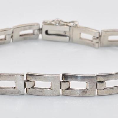 Sterling Silver Open Link Bracelet