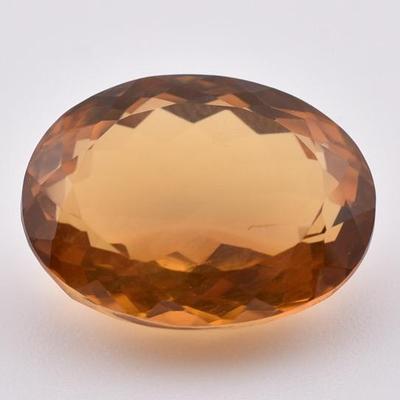 26 Carat Natural Unheated Oval Citrine