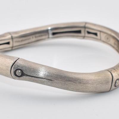 John Hardy - Sterling Silver Bamboo Clamp Bangle Bracelet