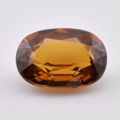 2.2 Carat Natural Unheated Oval Orange Grossular Garnet - Internally Flawless