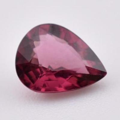 1.3 Carat Natural Unheated Pear Malaya Garnet - VVS