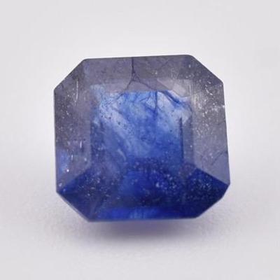 3.2 Carat Treated Square Blue Sapphire