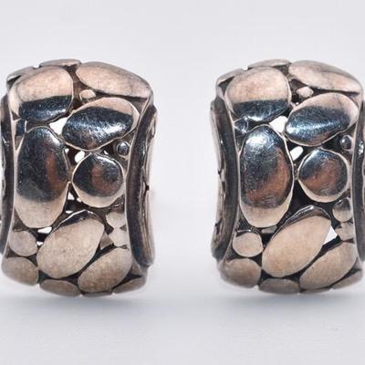 John Hardy Kali Pebble - Sterling Silver Earrings