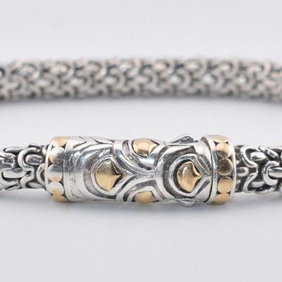 John Hardy Naga - Sterling Silver & 18k Yellow Gold Link Bracelet