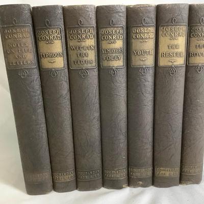 Set of works by Joseph Conrad, Doubleday, Page & Co. Publishers, c.1925