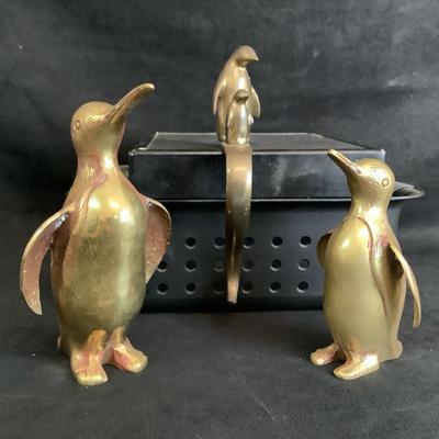 Brass Colored Penguins 