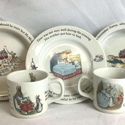 Peter Rabbit -Wedgwood, Etruria, & Barlaston, Made in England.
