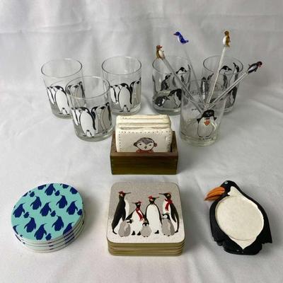 Penguin Theme Barware