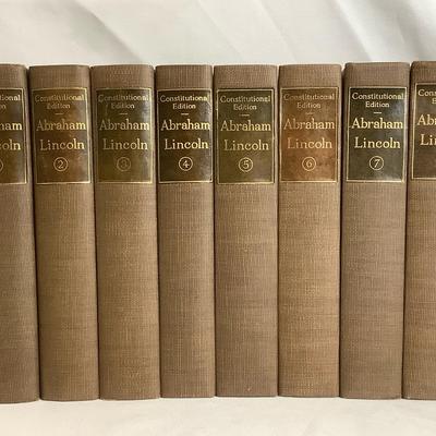 8-volume “Constitutional Edition” set of Abraham Lincoln c 1923