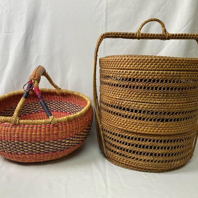 Bolga & 3-Tiered Wedding Basket (Asian)