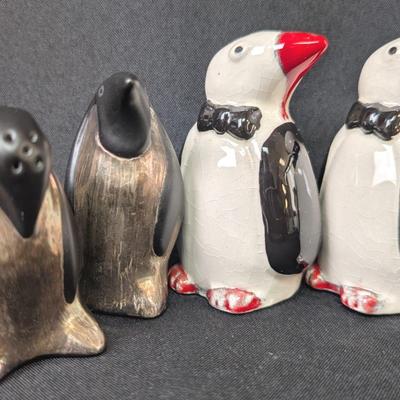Vintage Emilia Castillo Porcelain & Sterling Penquin Salt/Pepper Shakers and Others