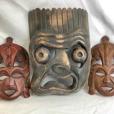 African and Polynesian Masks