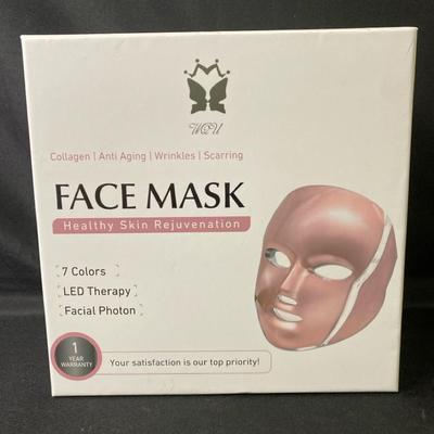 WQU 7 Color LED Facial Mask Healthy Skin Rejuvenation