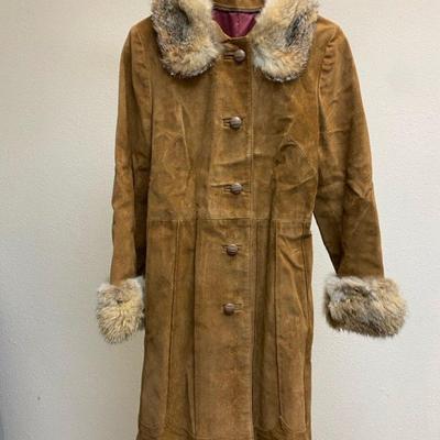 Leather/Suede Coat SZ 12