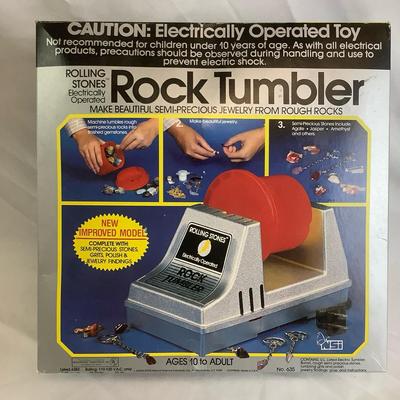 Rolling Stones™ Electrically Operated Rock Tumbler NSI International, Inc. 1991