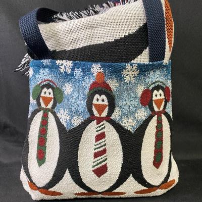 Penguin Winter Lap Blanket 