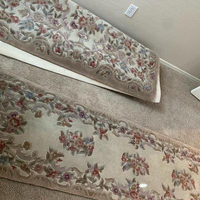 Two Floor Rugs Same Pattern Different Sizes