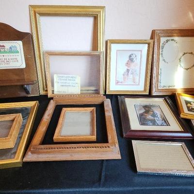 Picture Frames, Wooden, Religious, Stained Glass, Multi Picture Frame