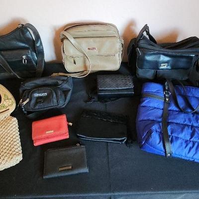 Handbags & Wallets, Fancy And Casual, Black, Brown, Blue, Red