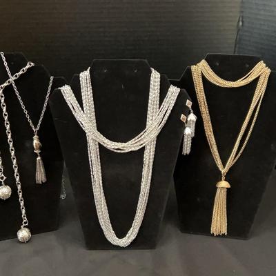 4 Sparkle Necklaces:  Sarah Coventry “Celebrity” With Matching Earrings And More!