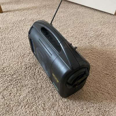 Portable Generator With Connection For A Lamp.