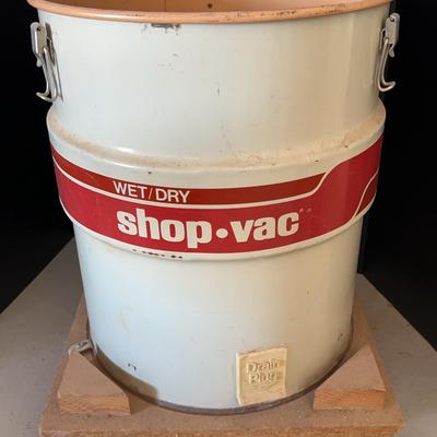 Vintage Wet / Dry Shop Vac Container - Just The Barrel In Good Shape