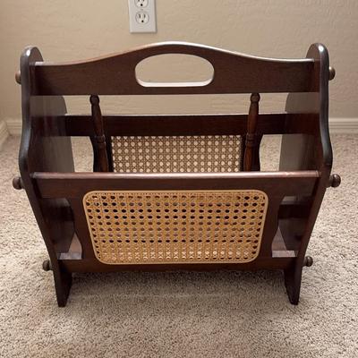 Jay Import Magazine Holder Dark Wood