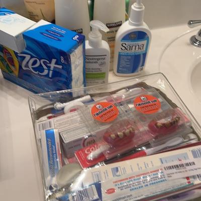 Miscellaneous Hygiene Items - Soap, Toothbrushes, Toothpaste, Floss, Etc