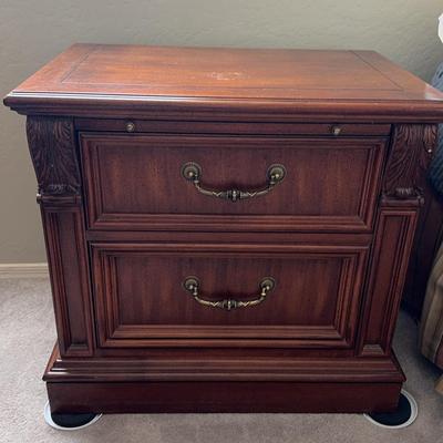 Stanley Furniture Solid Wood Nightstands- Set of 2. 