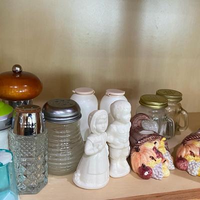 Assortment Of Salt And Pepper Shakers