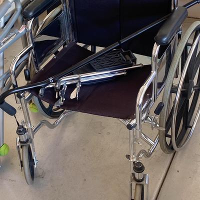 Wheelchair With Walker And Cane